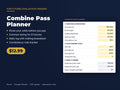Combine Pass Planner: Prop Firm Evaluation Calculator