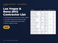 Las Vegas & Reno (NV) Contractor List: 1,004 Businesses, Contact Names