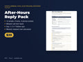 After-Hours Reply Pack: 12 Email Templates
