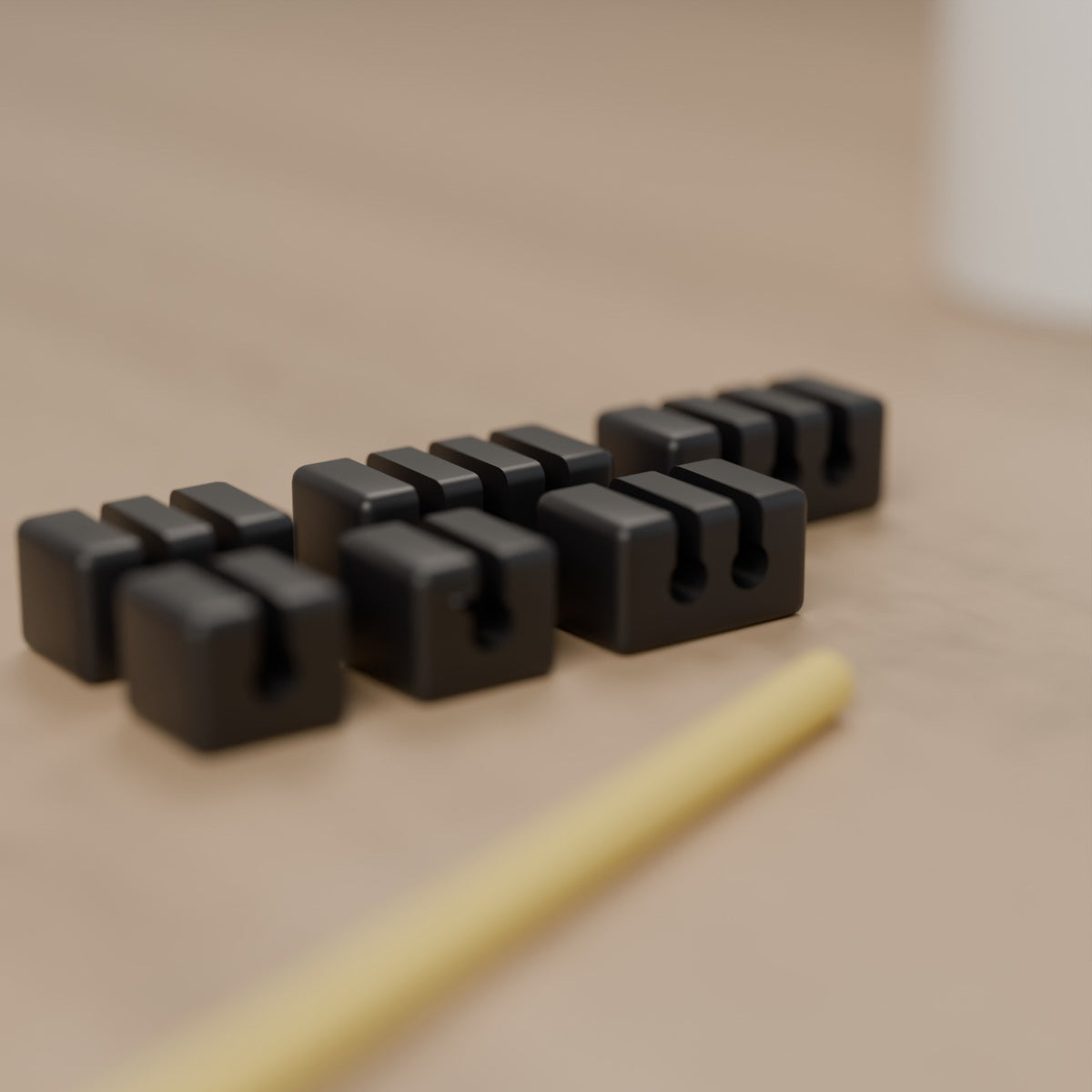Free STL: Cable Clip Set, Six Clips in Three Sizes